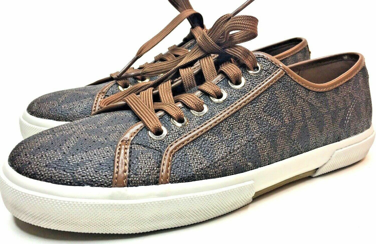 mk brown sneakers